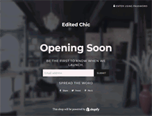 Tablet Screenshot of editedchic.com